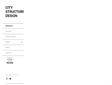 Tablet Screenshot of citystructure.org